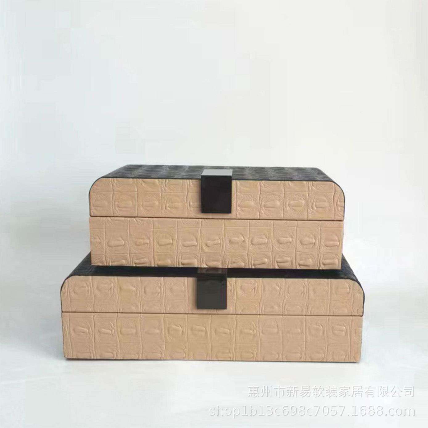 代装饰品XY111创意墙工艺摆件桌面样板间书房电视柜背景纳现盒收