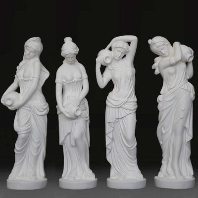 大号石膏人物像摆件雕塑艺术树脂玻璃钢美陈道具别墅庭院花园直销