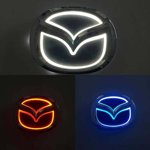 适用于马自达2368CX7车标5D发光LED后尾车标灯