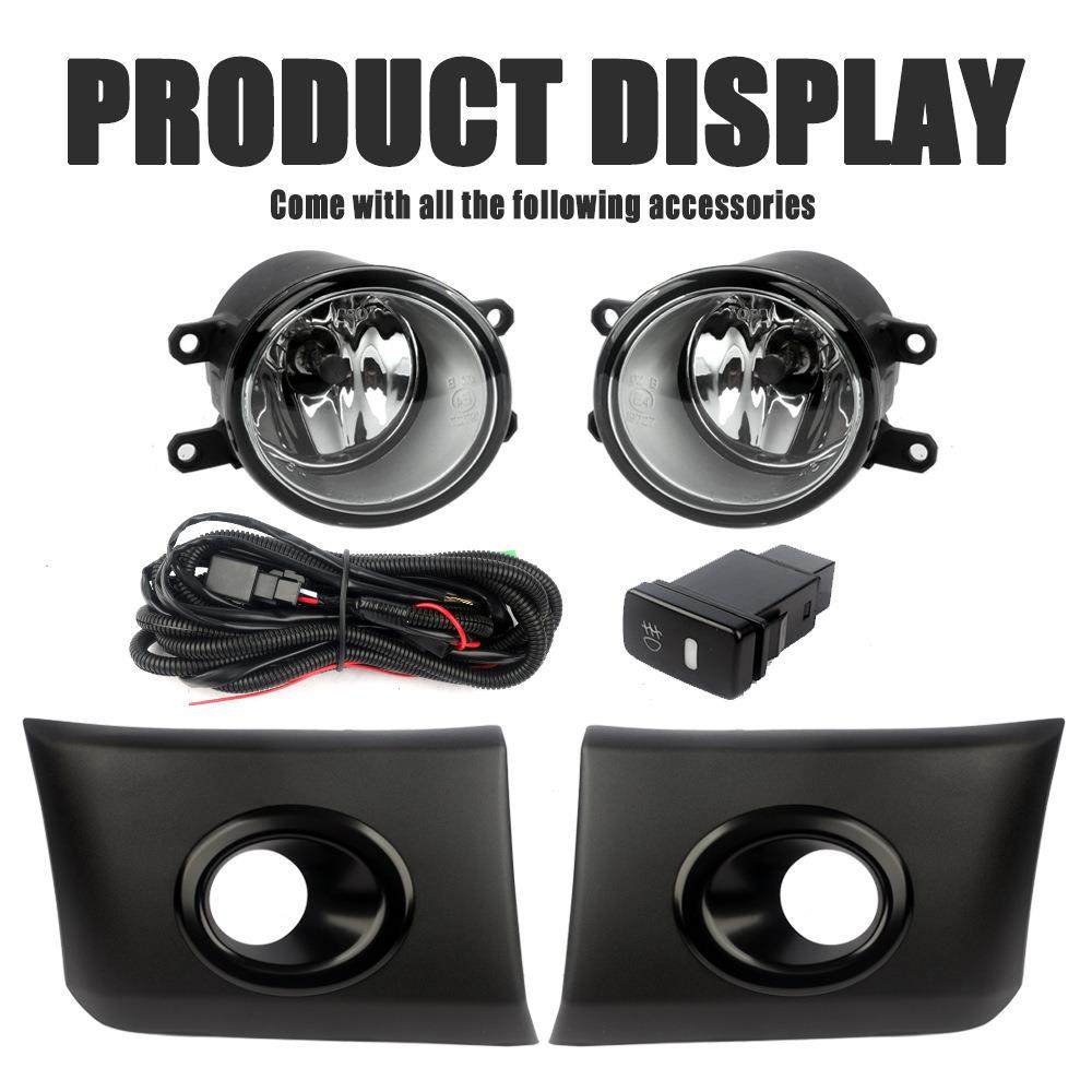 适用于丰田16-22款Probox前雾灯套装前保险杠灯防雾灯日行灯灯框