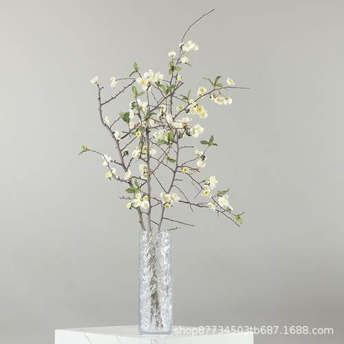 现代简约仿真花艺摆件样板房洽谈桌客厅售楼处假花轻奢装饰餐桌花