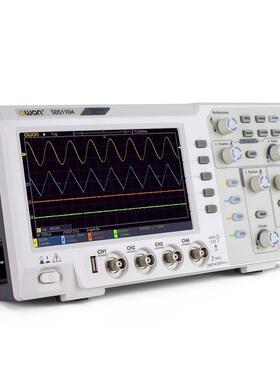 OWON利利普100M数字示波器SDS1104四通道1GS/s采样率7寸LCD