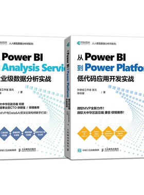 从PowerBI到PowerPlatform低代码应用+AnalysisServices企业级共2本