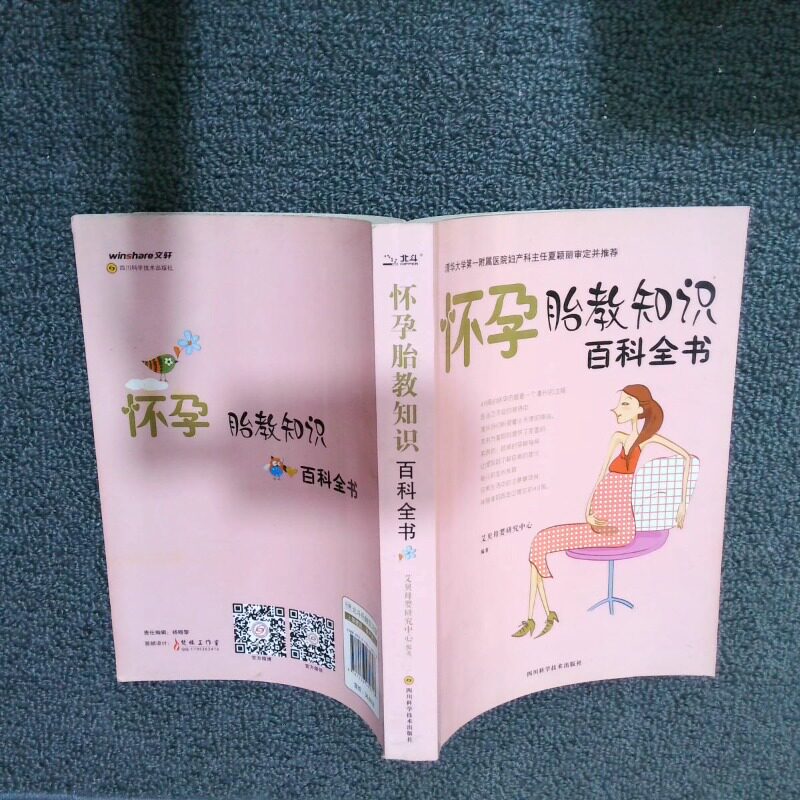 正版二手实拍怀孕胎教知识百科全书艾贝母婴研究中心9787536480728四川科技