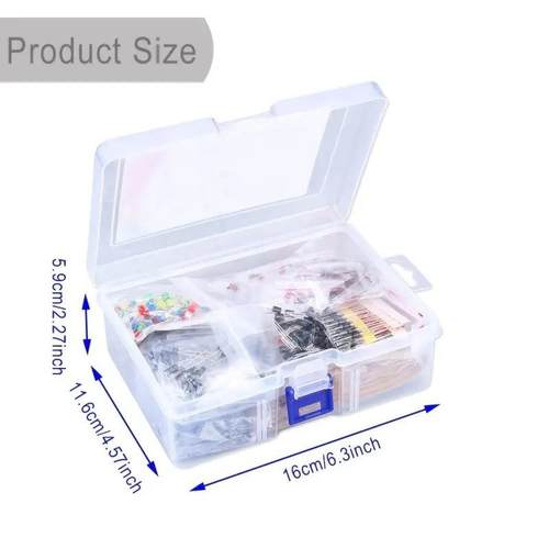 1400PCS1500PCS6-7种元器盒元件包套件包发光二三极管瓷片