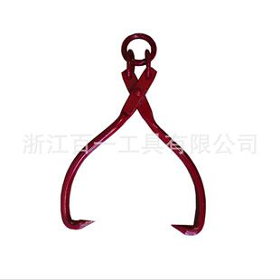 钢制原木钳木头吊钩木头拖钩林业工具伐木伐木钩木材运输