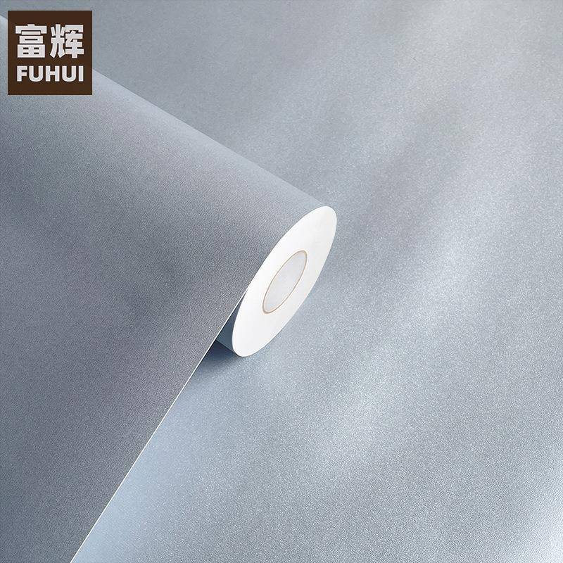 银色磨砂波音软片金属质感橱柜贴纸墙纸防水家具翻新贴波音软片