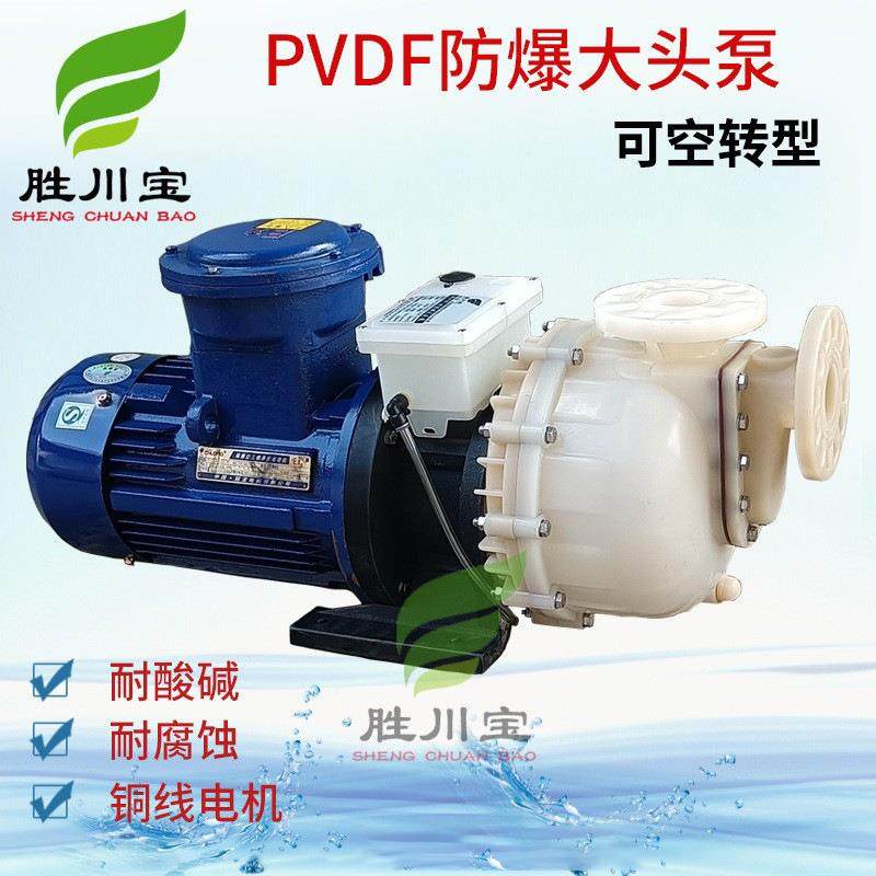 胜川宝0.75KWPVDF防爆自吸泵CMFB-40012VBH-SSH可空转大头泵