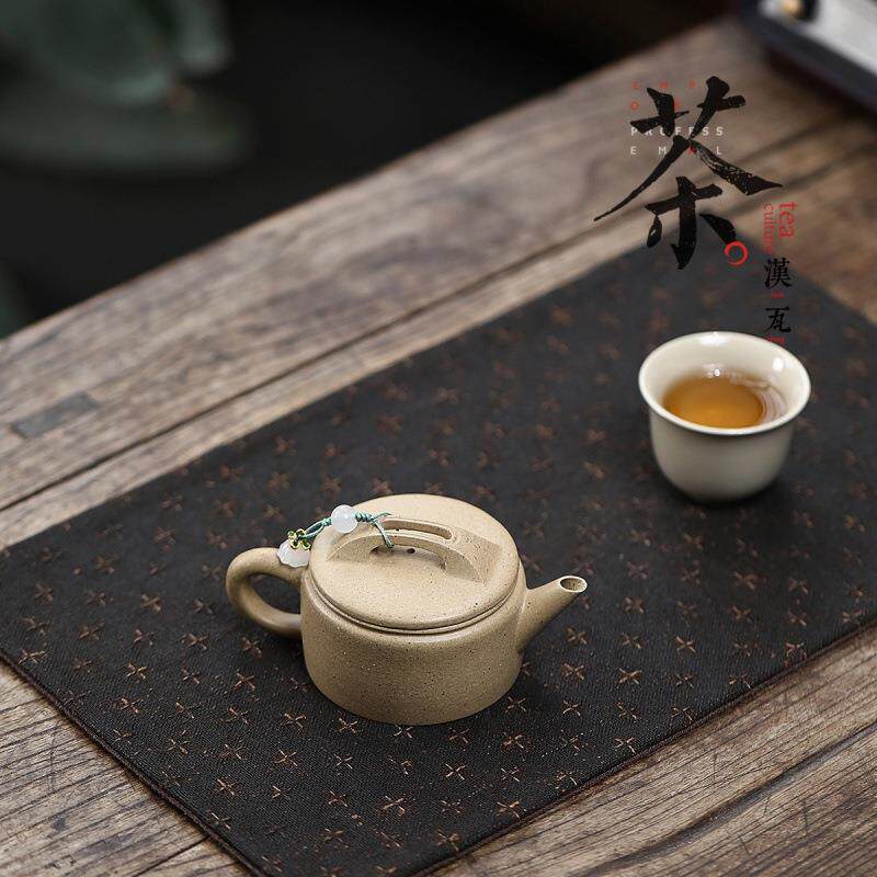 汉瓦原矿本山绿泥光素小品茶壶宜兴紫砂壶工堂直播供头茶具