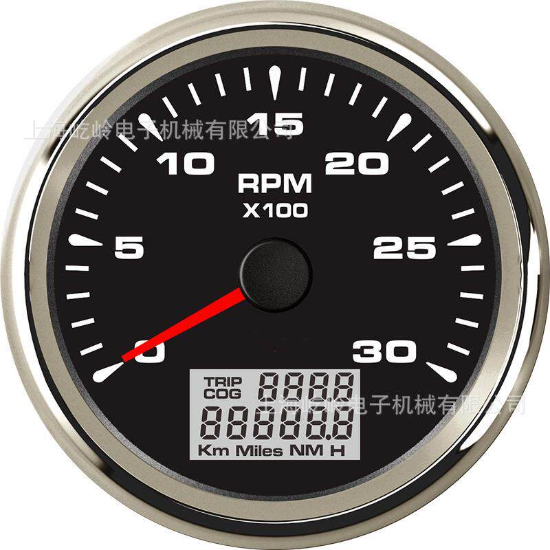 85mm通用汽车转速表3000-8000rpm赛车船舶游艇改装汽油柴油发动机