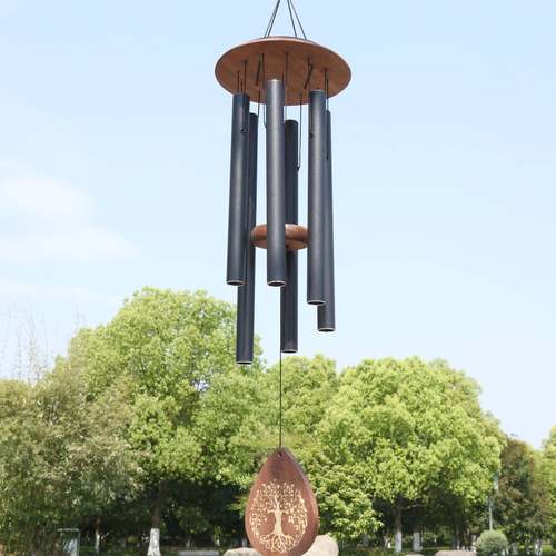 现货6管32英寸生命之树欧美金属管音乐风铃花园装饰品挂件