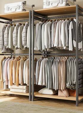 简易衣家柜用卧出租房用衣服收纳置实物柜WZ-gmg无衣帽架结耐用室