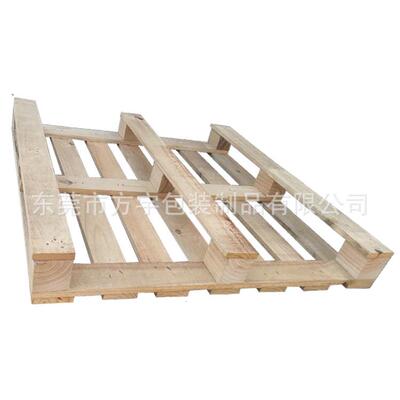 九脚实木卡木板托定热制物流叉车托SED盘消毒质处理木栈板出口