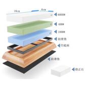 家6000TP 厨房用磨刀400 1底000 20121油石砥石白刚玉单石面磨石
