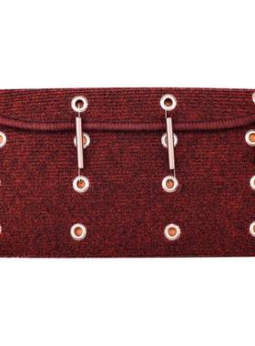 C45x40CMRV楼梯踏步脚垫红色涤纶带弹簧耐用易清洁房车配件