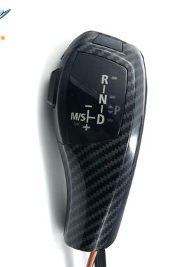 适用宝马E39E46E90E92电子LED排档头改装电子档头档杆档把碳纤色