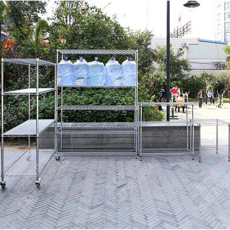 长期供应线网展示架不锈钢线网货架带轮线网货架