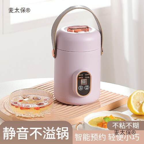 小电炖家用多功能辅食锅电炖盅迷你便携式煮粥神器煲汤熬粥麦太保
