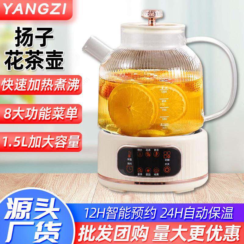 扬子多功能恒温分体花茶养生壶 高硼耐高温材质分体热水壶