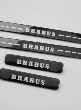 19-23benz奔驰大G级W463W464G63BRABUSAMG带灯门槛条迎宾踏板