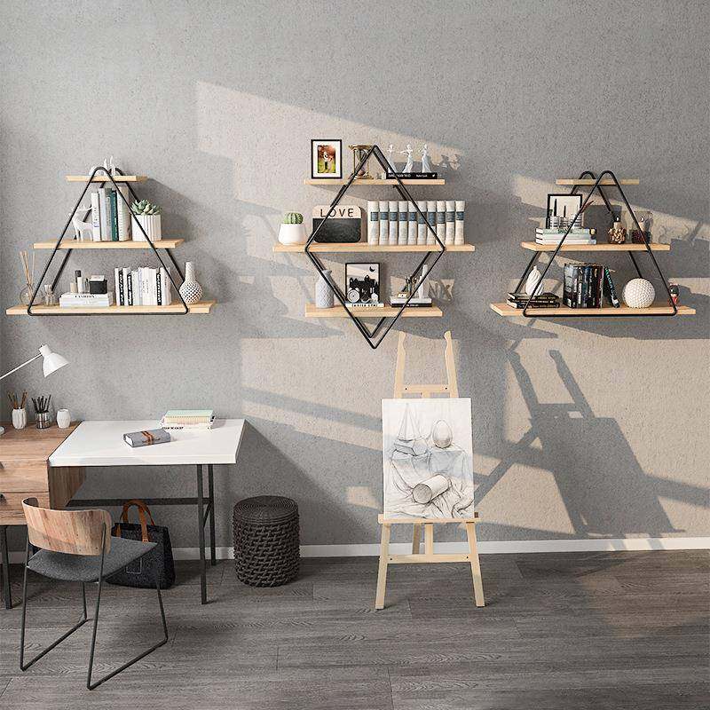 铁艺壁挂置物架房间客厅装饰架餐厅墙上创意实木一字隔板,电子元器件市场,其它元器件,淘宝优惠券,粉丝福利购,淘宝优惠卷