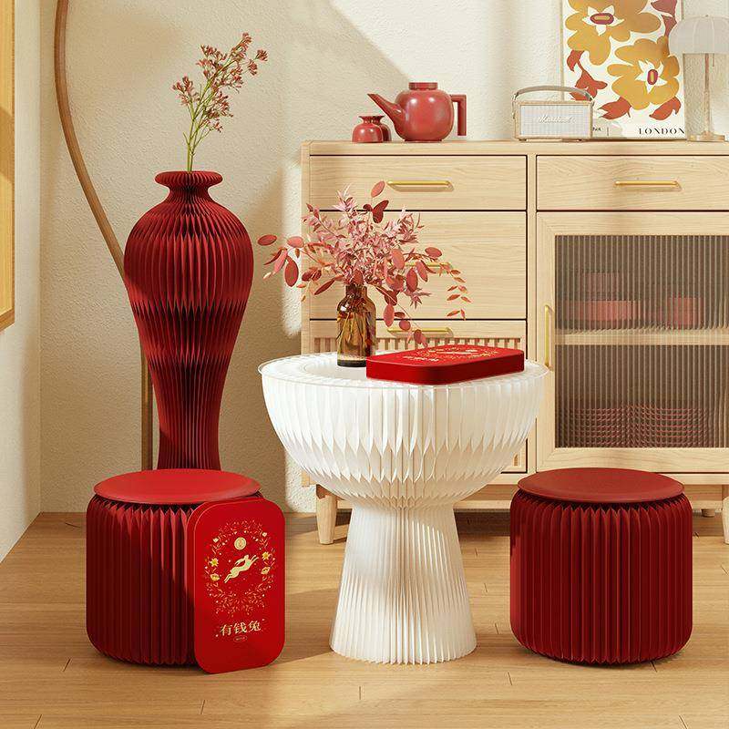 十八纸折叠凳圆凳矮凳兔年凳家用沙发凳板凳客厅卧室省空间小板凳,纺织面料/辅料/配套,纺织机械配件,淘宝优惠券,粉丝福利购,淘宝优惠卷