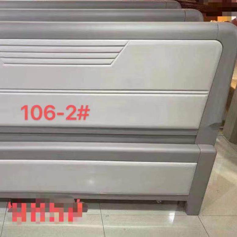 现代简约橡胶木实木床美式欧式意式新中式主卧单双人成人休闲床