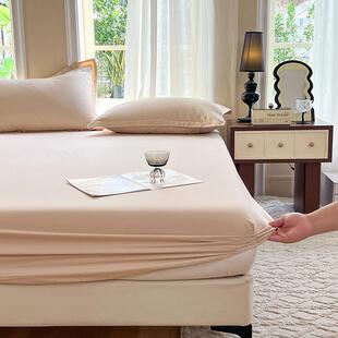 全棉斜纹床笠单件纯色儿童100纯棉床罩套120x190上下铺榻榻米