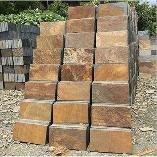 青石板天然文化石仿古青砖别墅花园庭院防腐防滑地砖室外广场石材