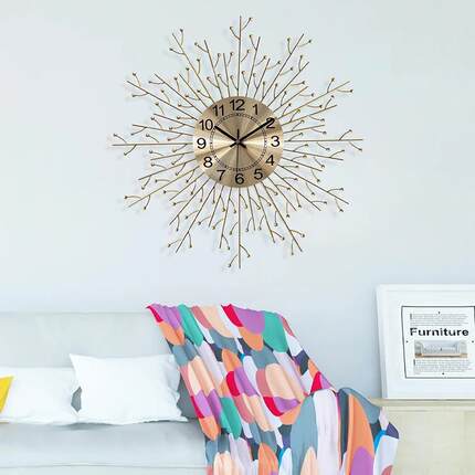 挂钟客厅简约现代时尚家用静音钟表热卖wallclock一件钟