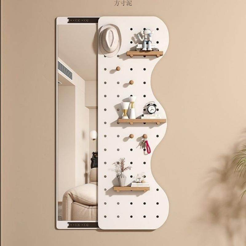 洞洞板隐形穿衣镜推拉暗藏式可关闭全身镜家用壁挂式玄关试衣镜子,收纳整理,烫衣板及配件,淘宝优惠券,粉丝福利购,淘宝优惠卷