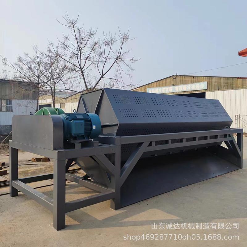 汾阳生锈铁丝除锈滚筒抛光机大型除尘式火烧铁干磨机