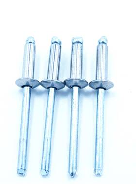 GB12618抽芯铆钉d3.2开口型扁圆头不锈钢+不锈铁