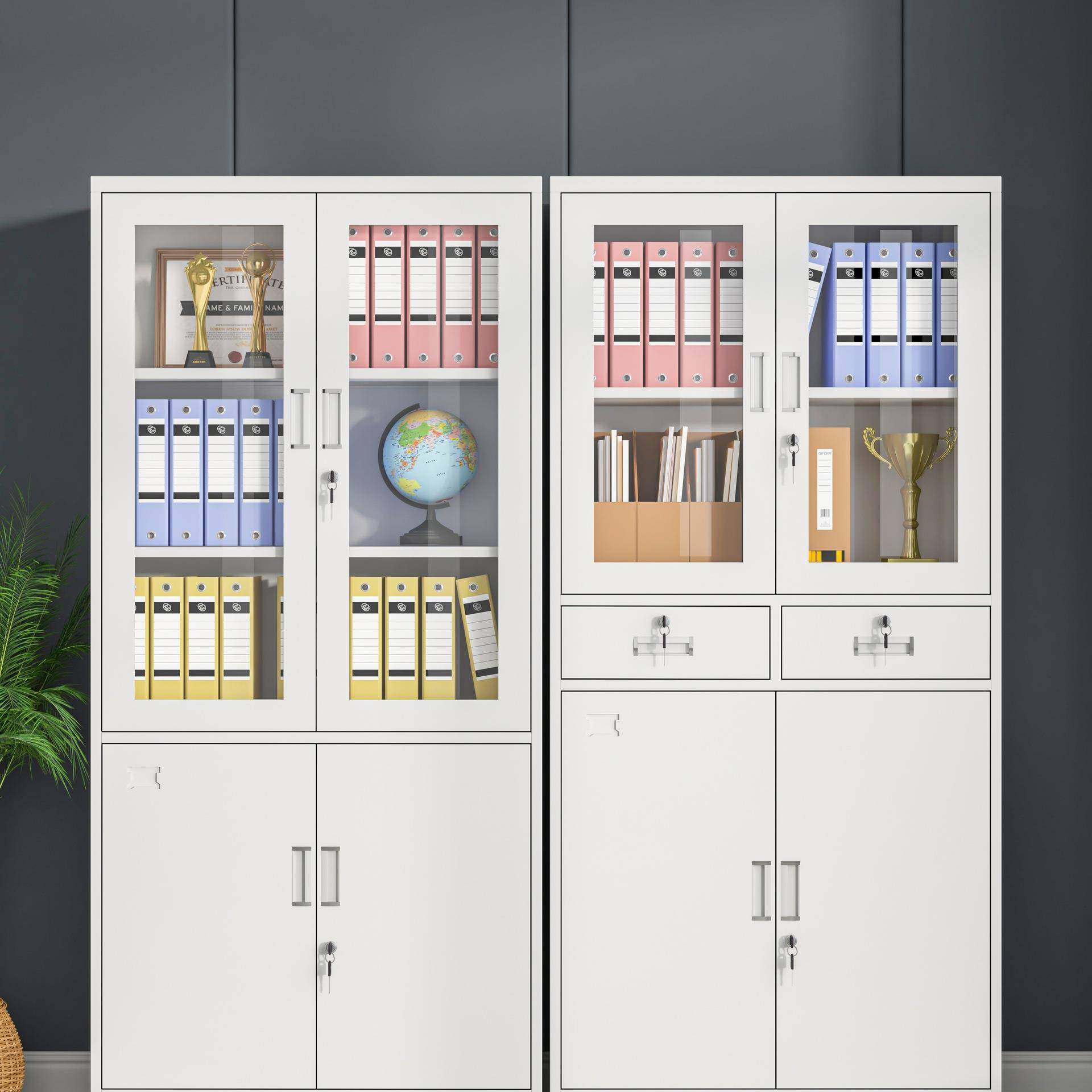 财务会计办公室铁皮文件柜人事档案柜加厚带锁防尘收纳分层储物柜,收纳整理,烫衣板及配件,淘宝优惠券,粉丝福利购,淘宝优惠卷