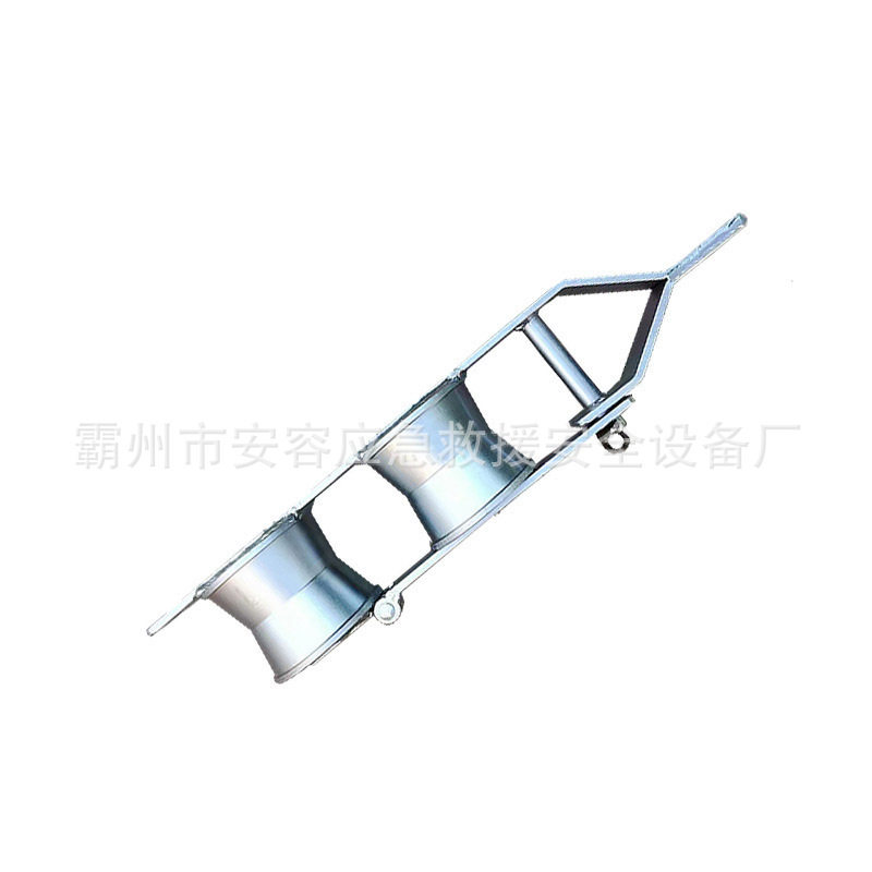 电力施工工具滑轮松绳器抱杆吊装缓松器6T锥筒双轮紧线器缓绳器