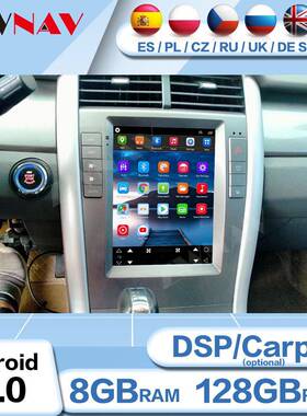 适用于安卓11福特锐界2012-2014中控竖屏导航4G全网通Carplay