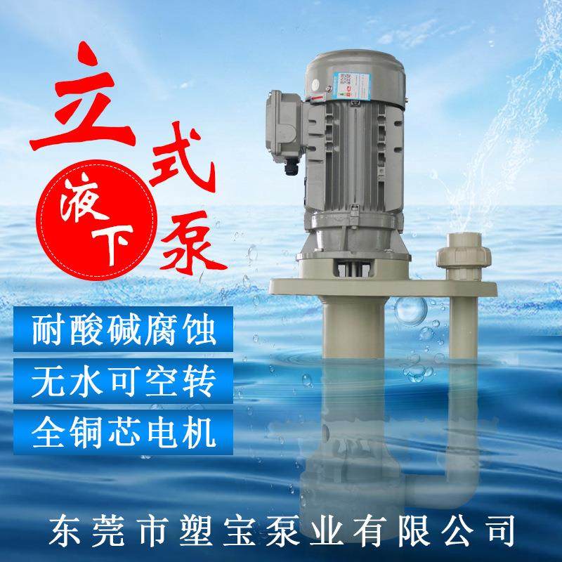 小型耐酸碱液下泵立式泵单级槽内PP塑料立式泵连续电镀立式泵,纺织面料/辅料/配套,纺织机械配件,淘宝优惠券,粉丝福利购,淘宝优惠卷