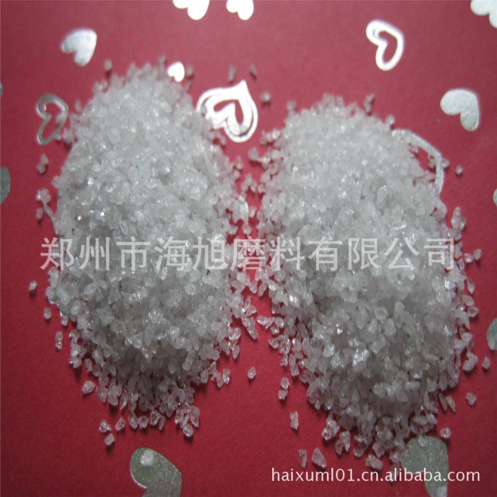 喷砂机专用白刚玉砂36目玻璃亚克力喷砂白刚玉磨料便宜的白刚玉砂