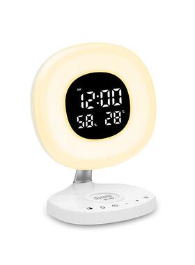 LED无线充电台灯10W无线快充七彩氛围变色色温选择亮度调节唤醒灯