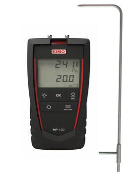 差压式风速仪法国kimo手持式皮托管风速计MP120L便携式风量仪