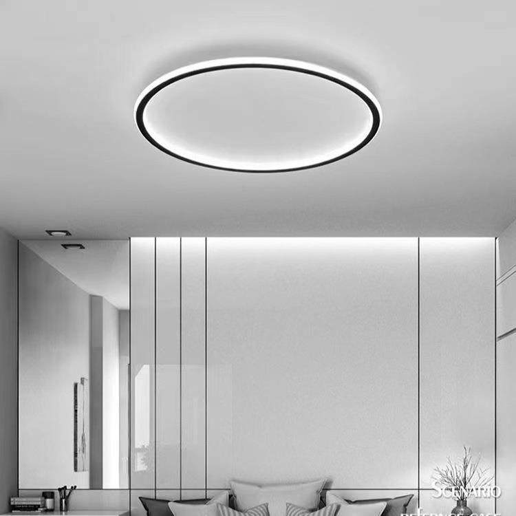 led吸顶灯遥控超薄客厅灯主卧室灯网红简约风2023新款房间灯