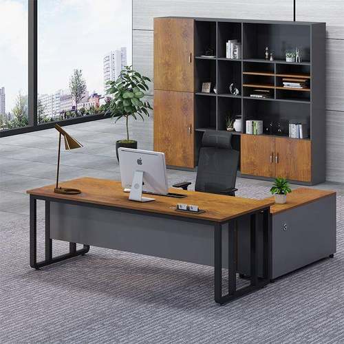 文件柜套装台时尚老板桌办公桌经理办公室简约组合桌椅总裁大班桌