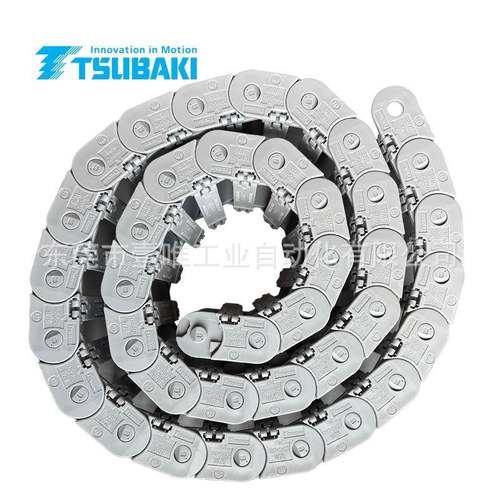 TSUBAKI椿本灰色防摩擦型塑料导向槽TKP45H25-40W78R75M电缆拖链