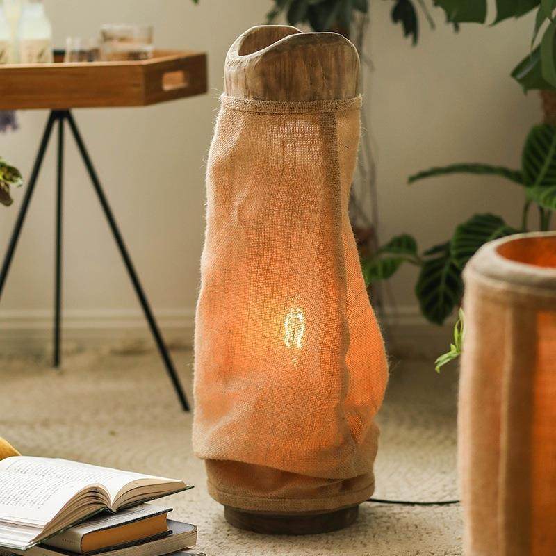 大肚褶皱麻布落地灯氛围感软装饰品民宿客厅灯具诧寂风摆件,纺织面料/辅料/配套,纺织机械配件,淘宝优惠券,粉丝福利购,淘宝优惠卷