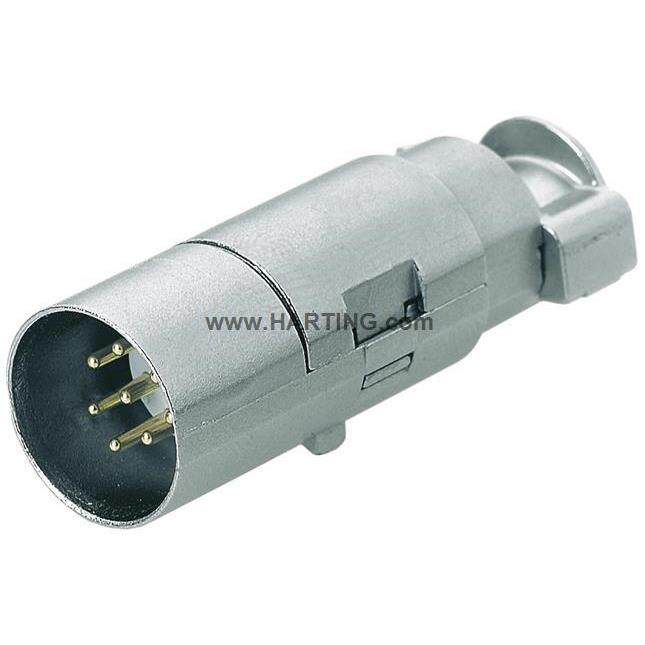 HARTING浩亭09150083013组合型重载Han-Quintax公针圆形8芯+屏蔽