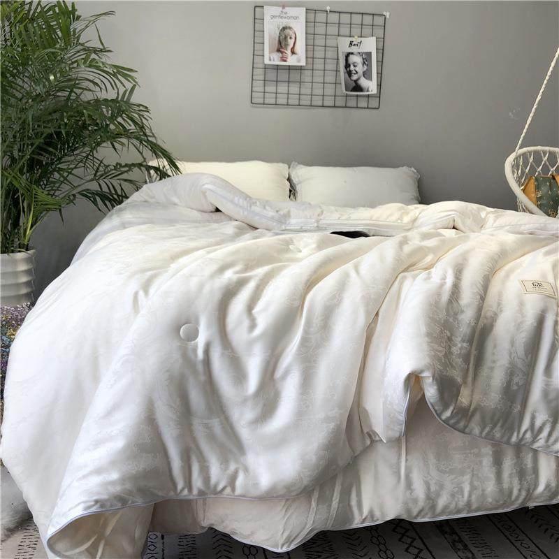 子母被二合一拉链款秋冬加厚保暖12斤单双人大豆纯棉四季双胎被芯