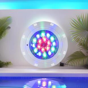 直销LED挂壁泳池灯ed水底灯6W9W12W15W18Wl挂壁式 水下灯