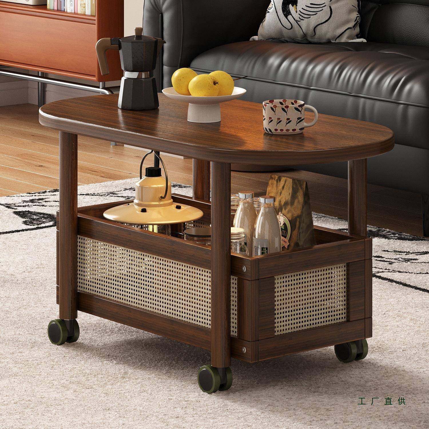 沙发边几可移动茶几小推车客厅2025新款卧室床边桌中古桌子置物架,纺织面料/辅料/配套,纺织机械配件,淘宝优惠券,粉丝福利购,淘宝优惠卷