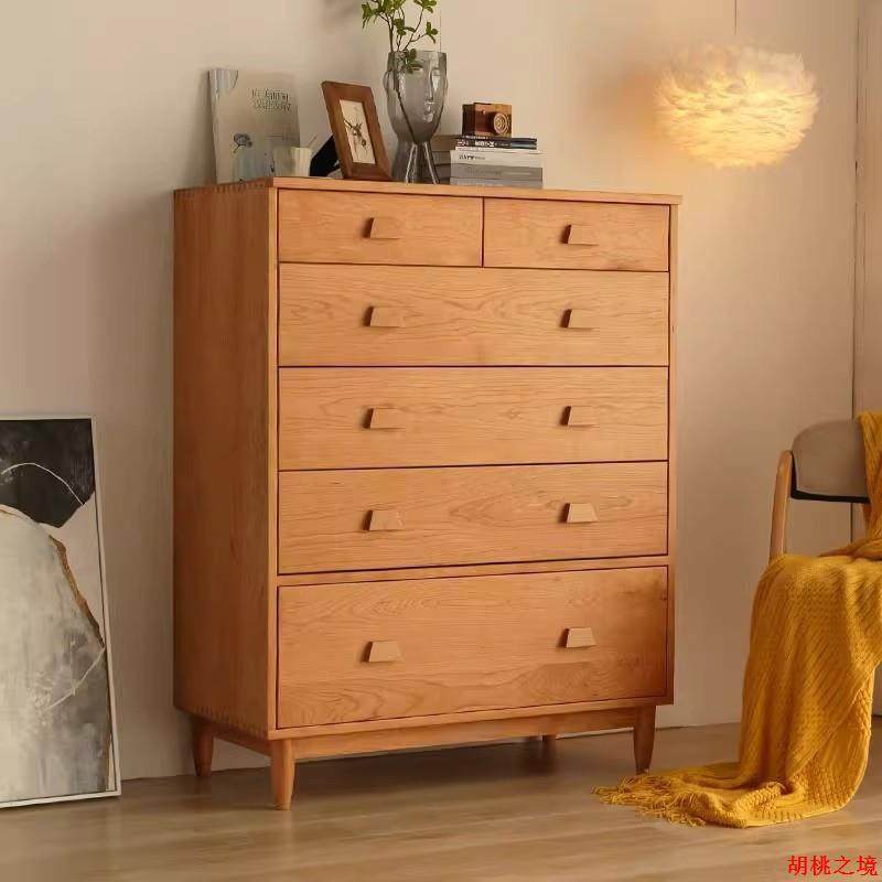 日式实木五斗柜樱桃木家用储物柜简约现代抽屉收纳柜橡木原木北欧,节庆用品/礼品,新娘配件,淘宝优惠券,粉丝福利购,淘宝优惠卷