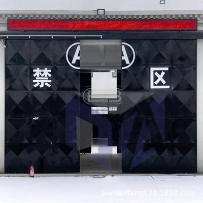 钢制电动大门AB大门监室门钢制复合监舍门不锈钢门防盗门